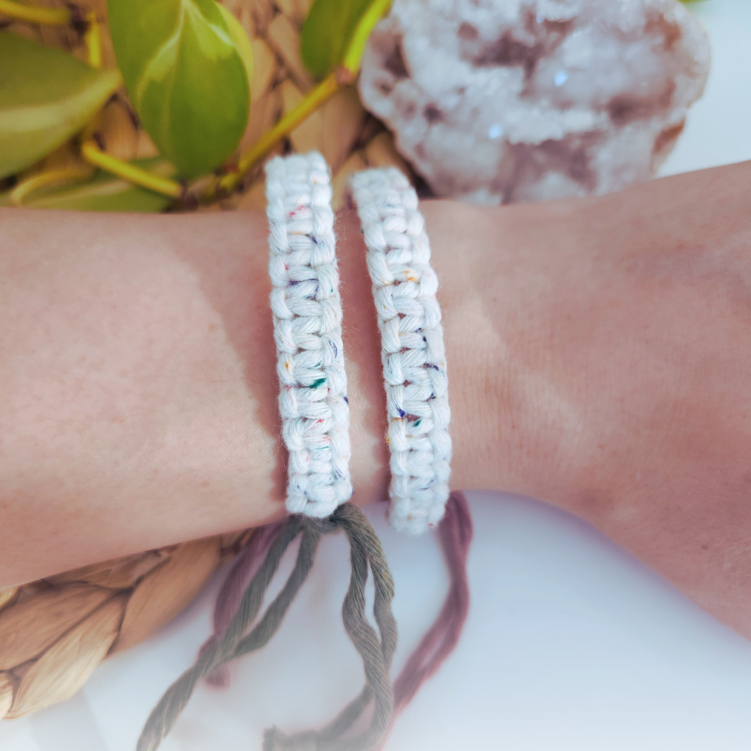 Bracelet Ajustable | Plat - 10 mm (Rainbow)