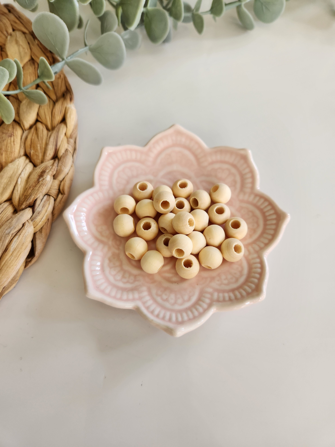 Billes de bois 10mm | Trou 4mm