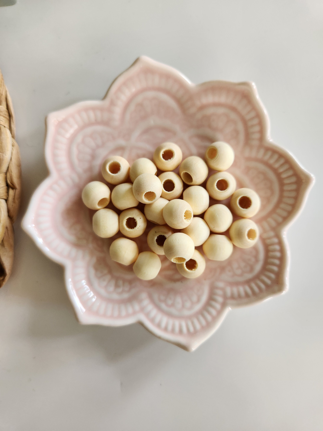 Billes de bois 10mm | Trou 4mm