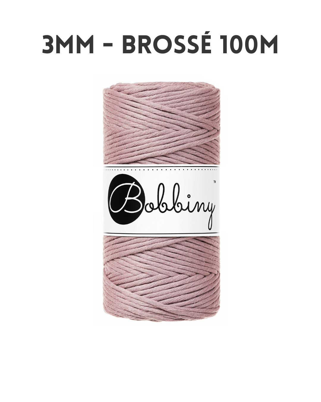 Corde Macramé | 3mm Brossé