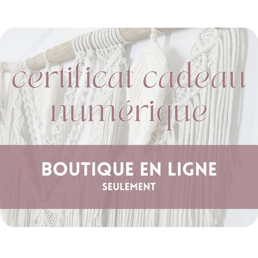 Carte-cadeau Esprit Bohème