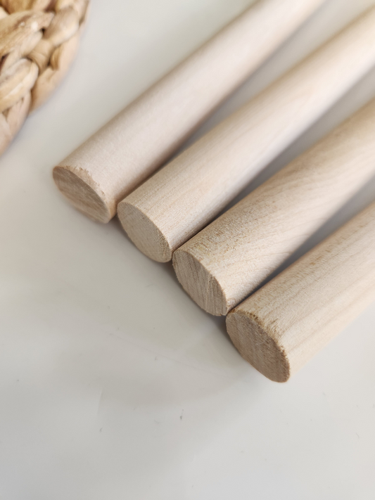 Cheville de bois | 12po x Ø 5/8po