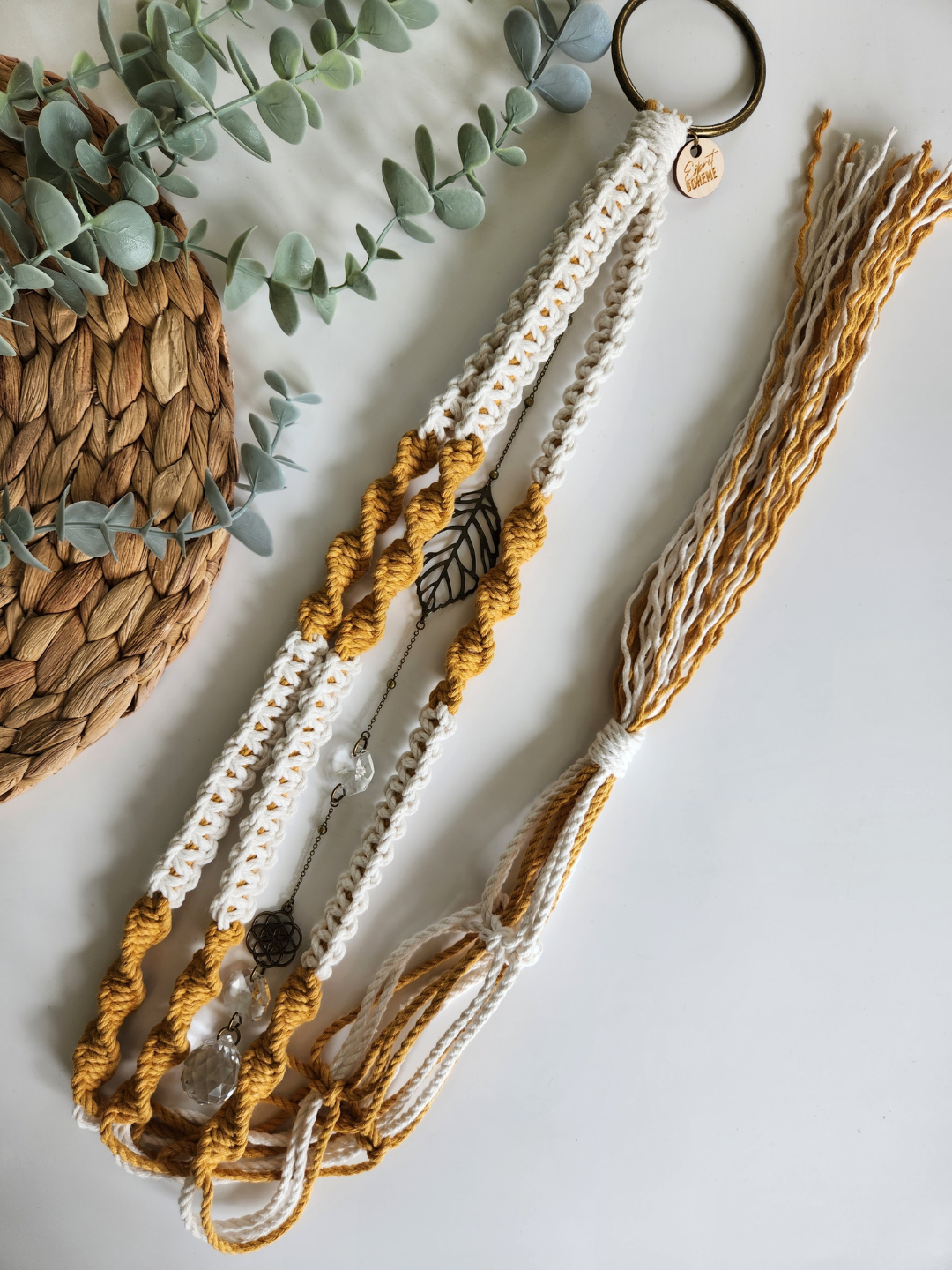 Jardinière suspendue & capteur de lumière | Orélia