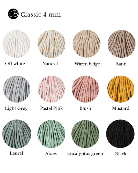 Corde tressée | Classic 4mm (100m)