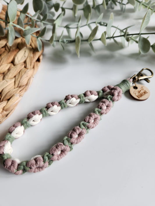 Lanière à clés • cellulaire | Fleur Camomille