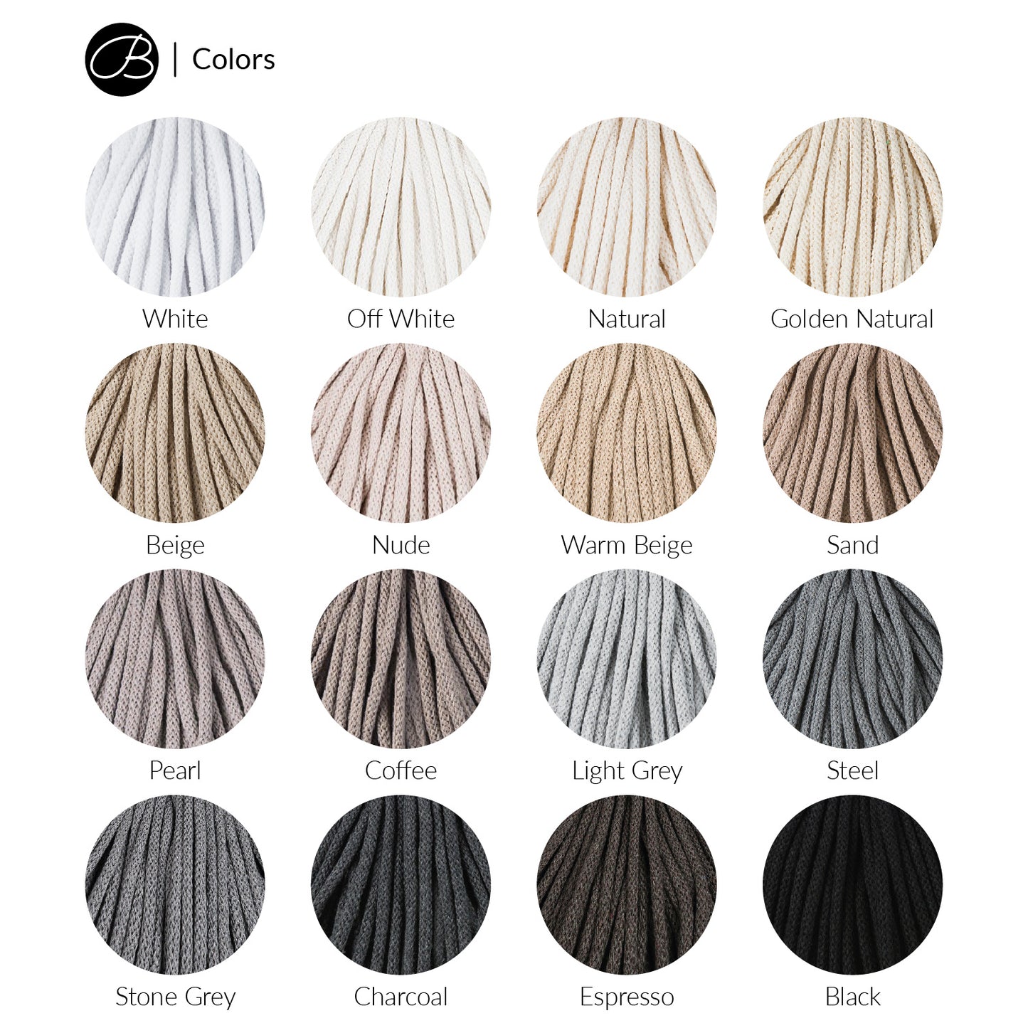 Corde Macramé | 1.5mm Brossé