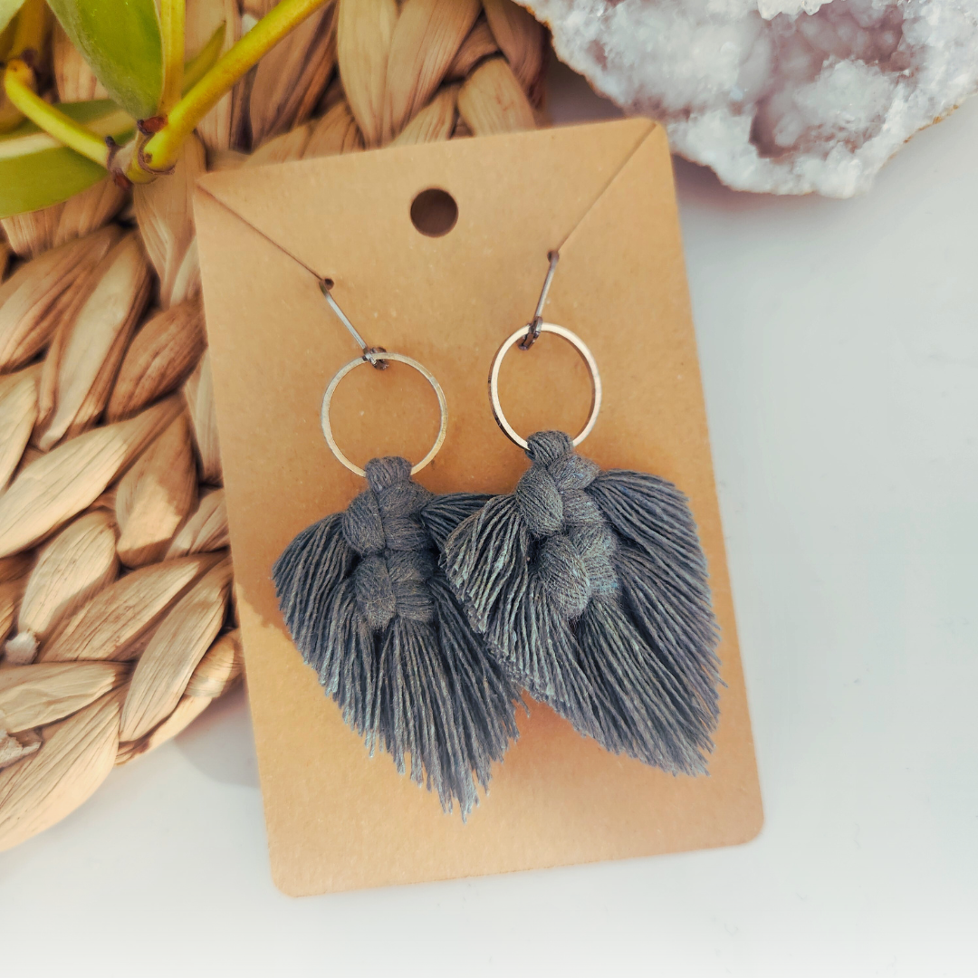 Boucles d'oreille | Plume