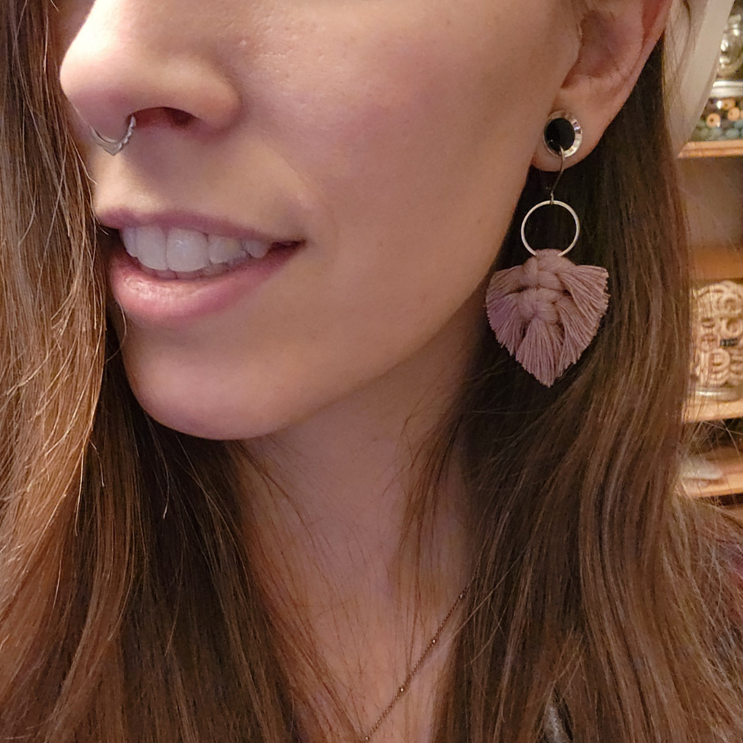 Boucles d'oreille | Plume