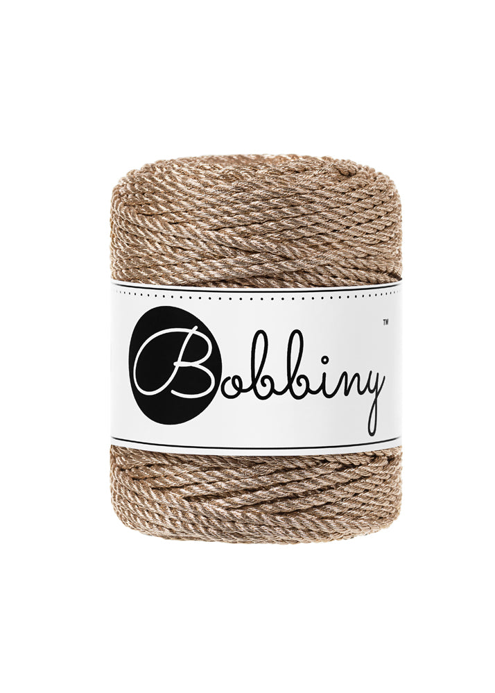 Corde Torsadée | 3mm • Métallique (50m) - Arrivage en cours