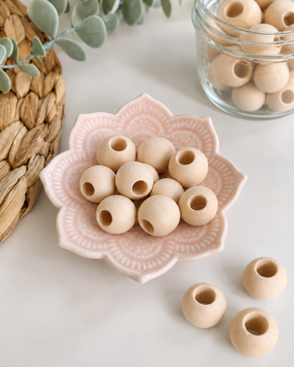 Billes de bois 15mm | Trou 6mm