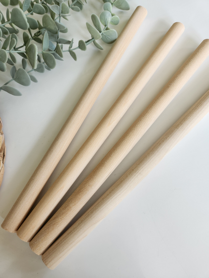 Cheville de bois | 12po x Ø 5/8po