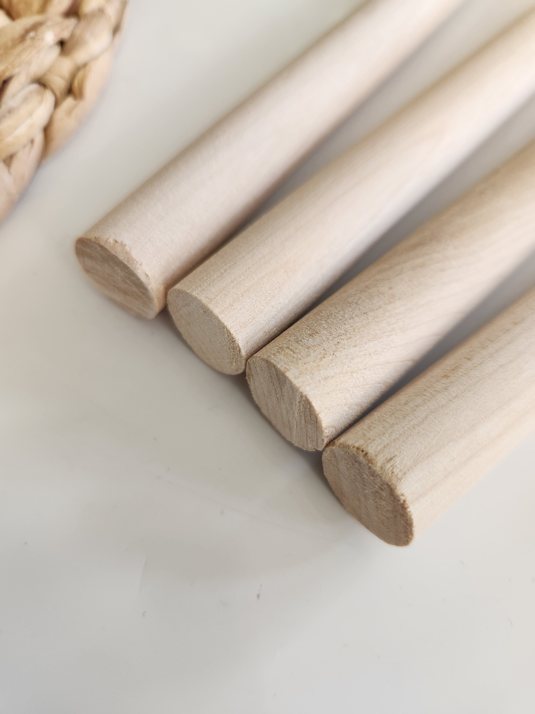 Cheville de bois | 12po x Ø 5/8po