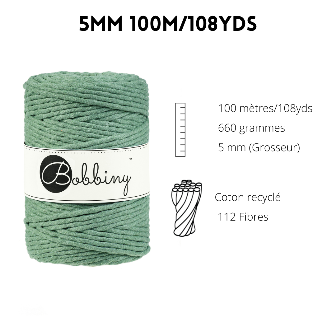 Corde Macramé | 5mm Brossé