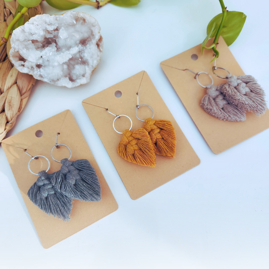 Boucles d'oreille | Plume