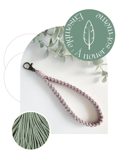 Patron PDF | Ensemble : Lanière à nœuds plats