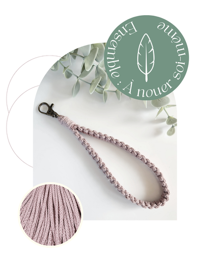 Patron PDF | Ensemble : Lanière à nœuds plats