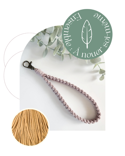 Patron PDF | Ensemble : Lanière à nœuds plats