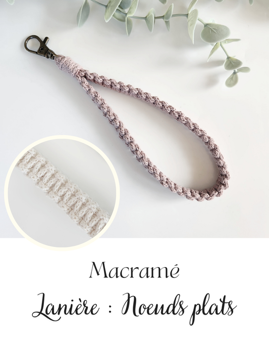 Patron PDF | Ensemble : Lanière à nœuds plats