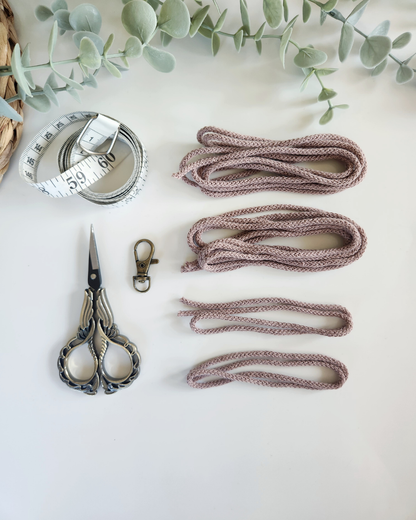 Patron PDF | Ensemble : Lanière à nœuds plats