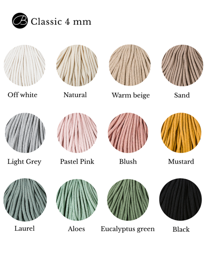 Corde tressée | Classic 4mm (100m)