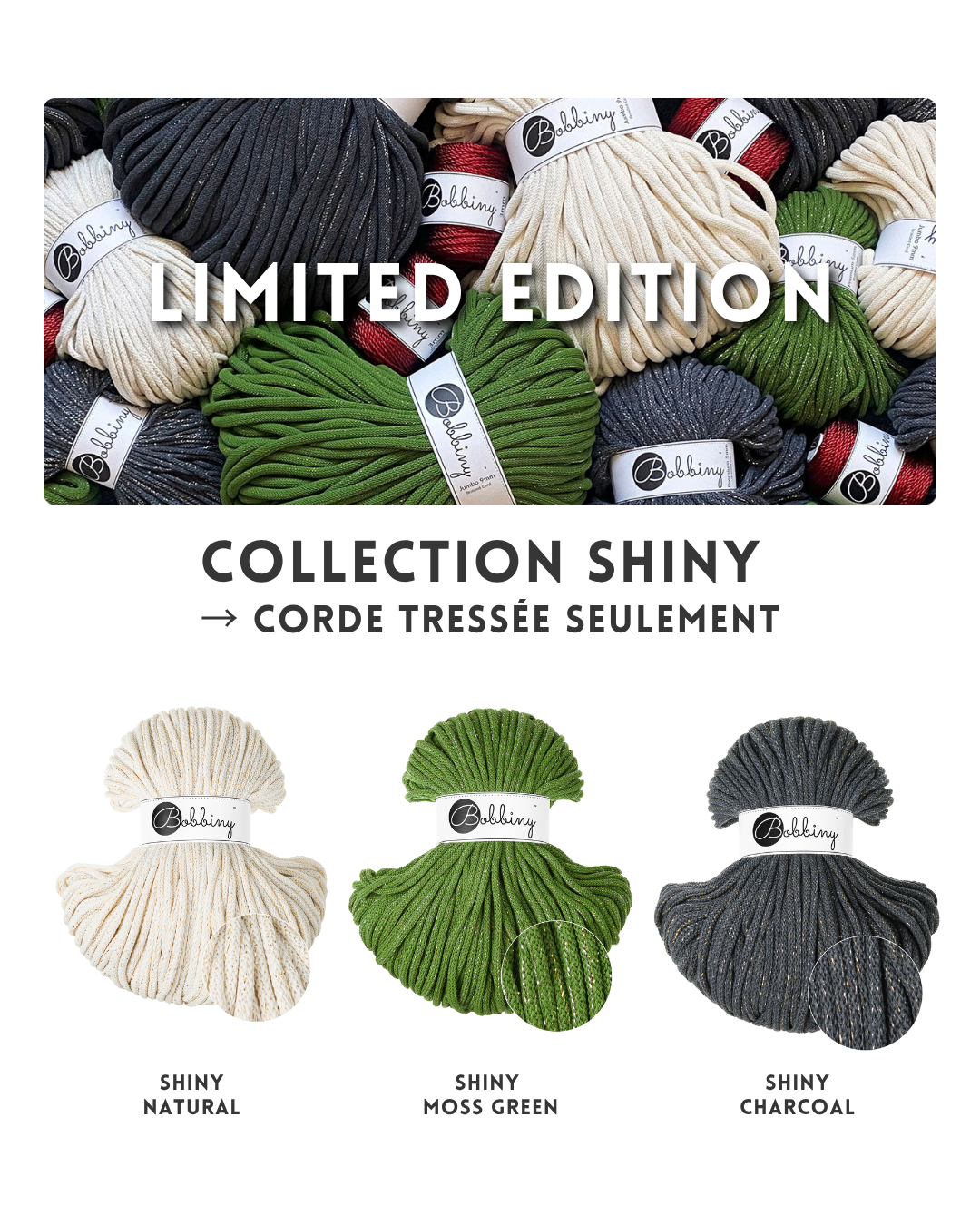 Corde Tressée | Jumbo 9mm (100m) - Disponible en commande spéciale