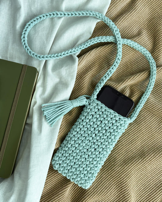 Patron gratuit | Pochette à cellulaire — Crochet