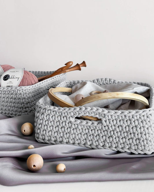 Free Pattern | Square Basket — Crochet